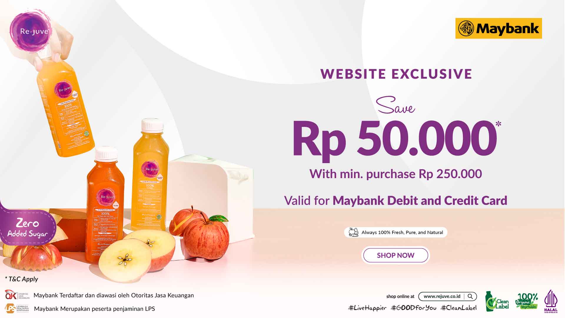 Website Maybank 50K SPECIAL OFFER