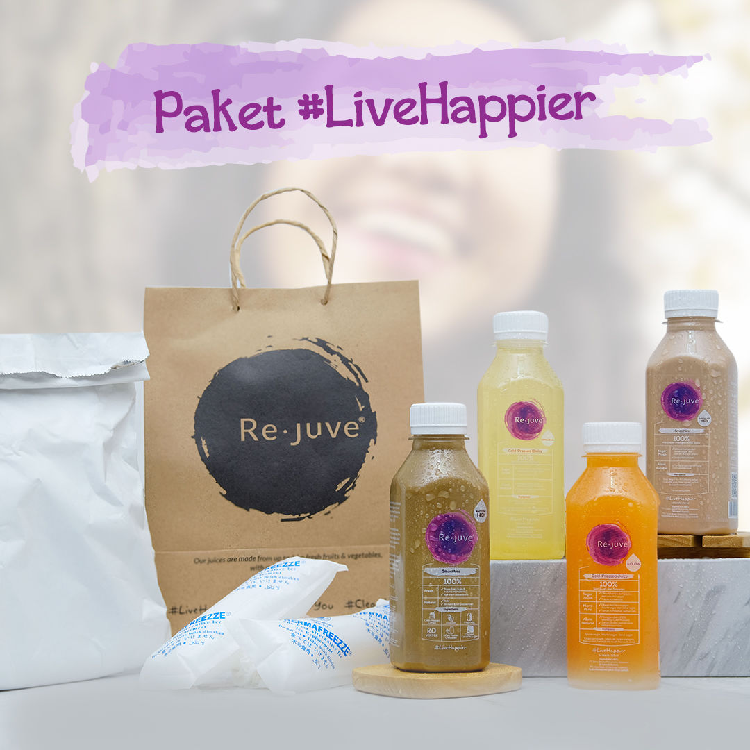 Rejuve Cold-Pressed Juice Paket Live Happier